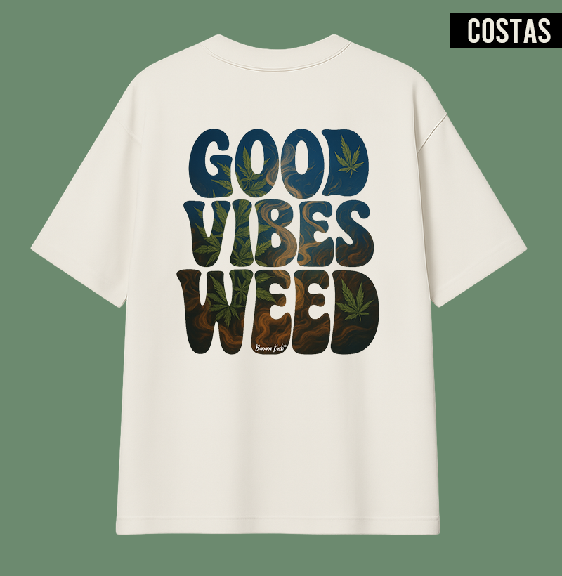 Good Vibes Weed Oversized Costas