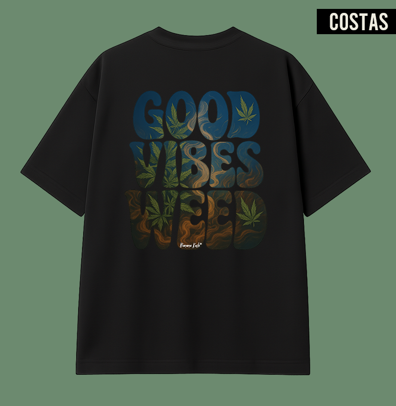 Good Vibes Weed Oversized Costas