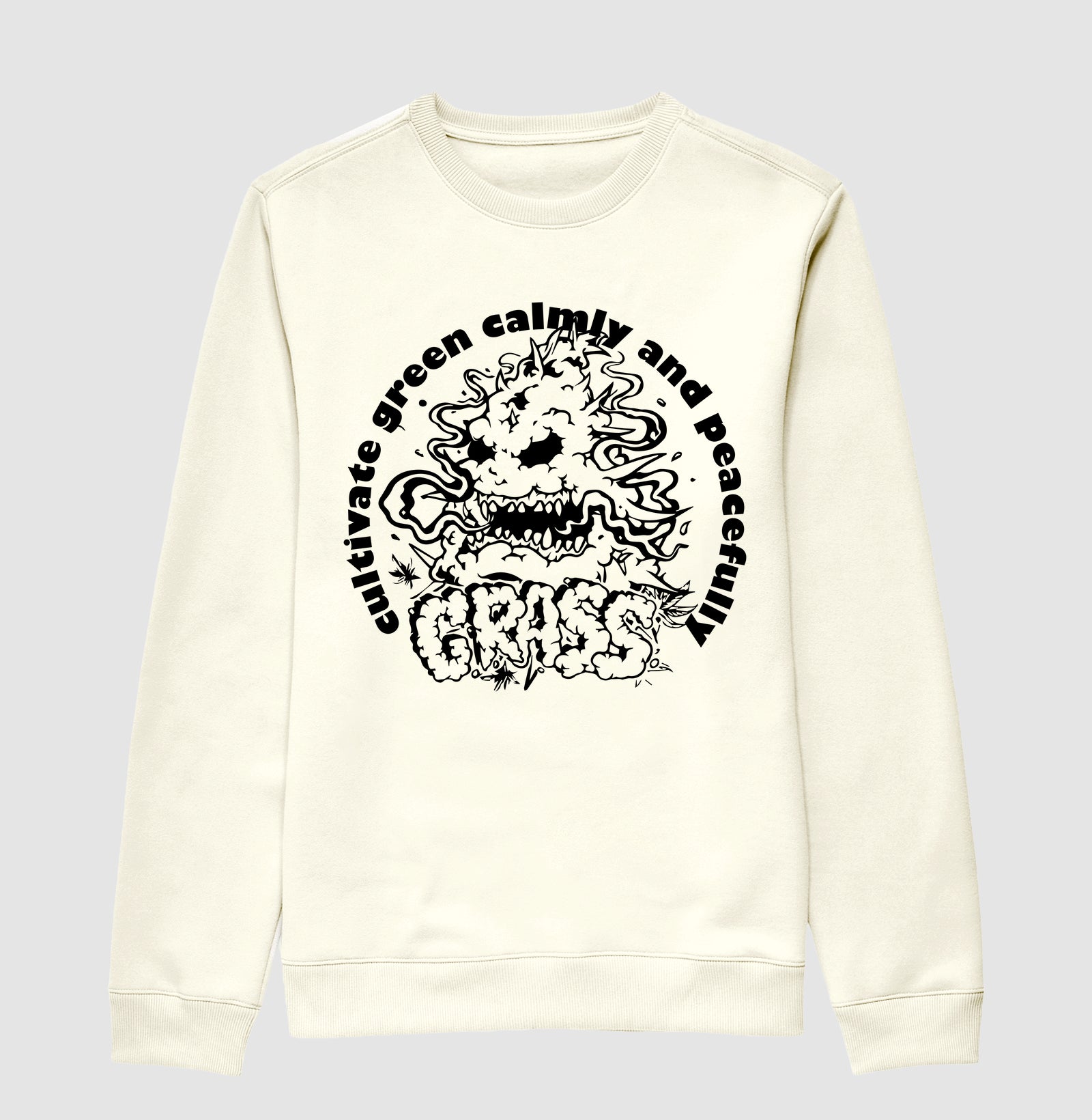 Green Calmly Moletom Premium