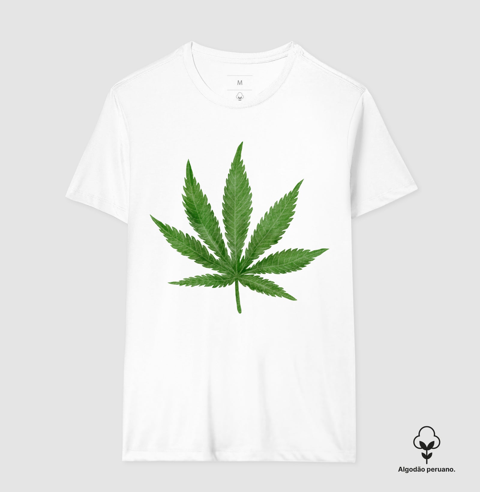 Folha Grande Algodão Peruano