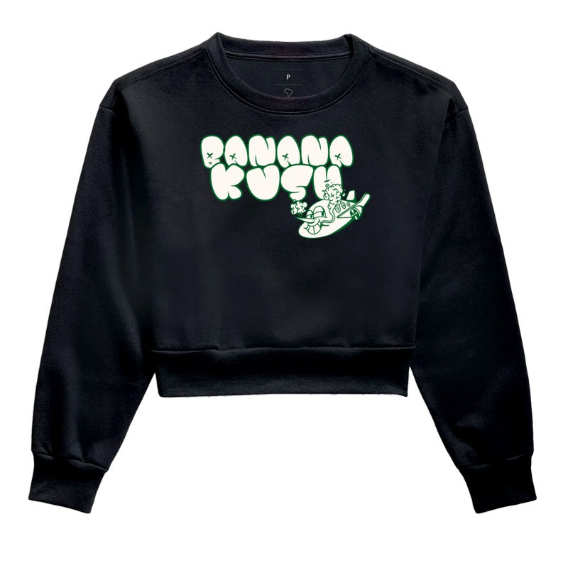 Banana Fly Moletom Cropped Premium