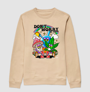 Don't Worry Moletom Premium