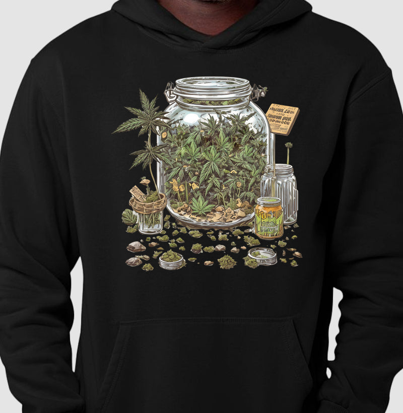 Medicinal Herb Moletom Premium com Capuz