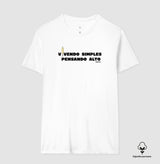 Vivendo Simples Pensando Alto Algodão Peruano