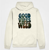 Good Vibes Weed Moletom Premium com Capuz