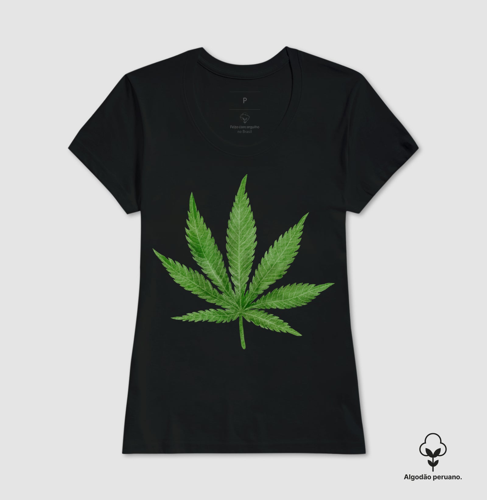 Folha Grande Algodão Peruano