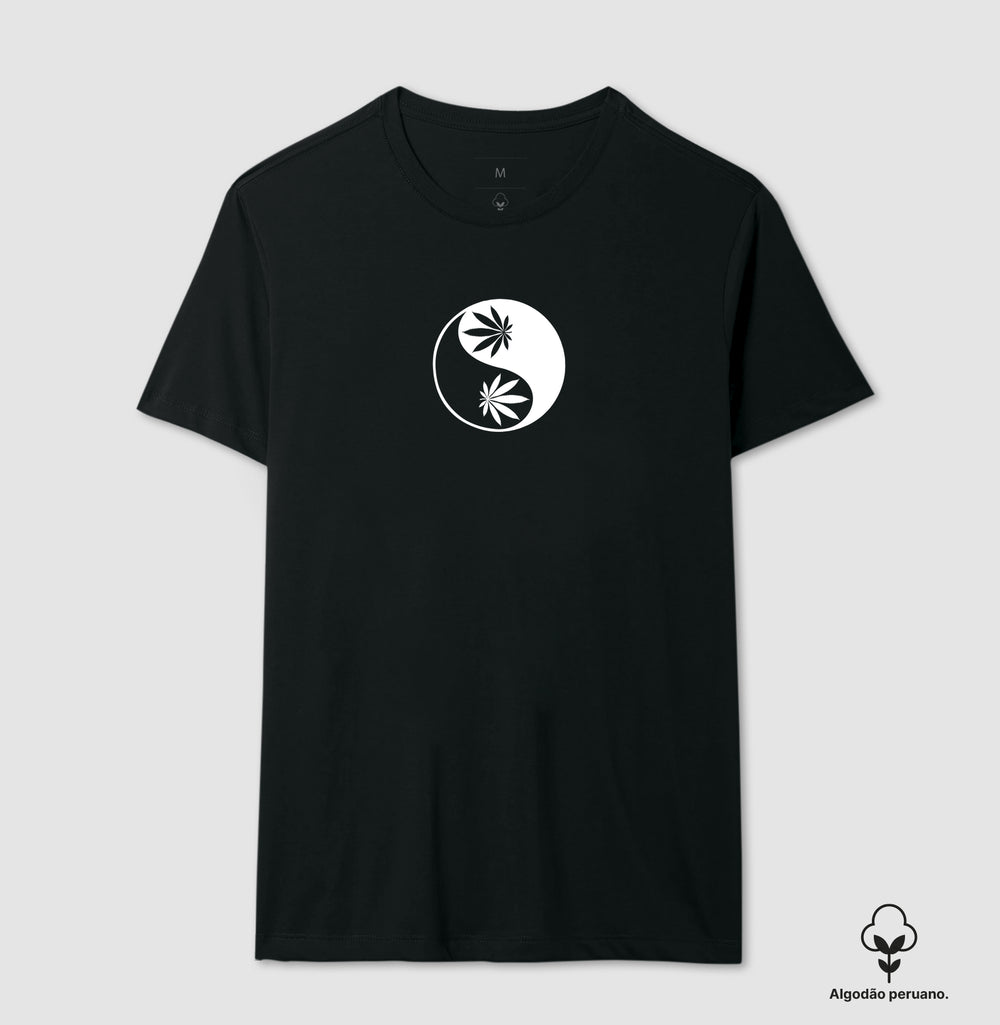 Yin Yang Folha Algodão Peruano