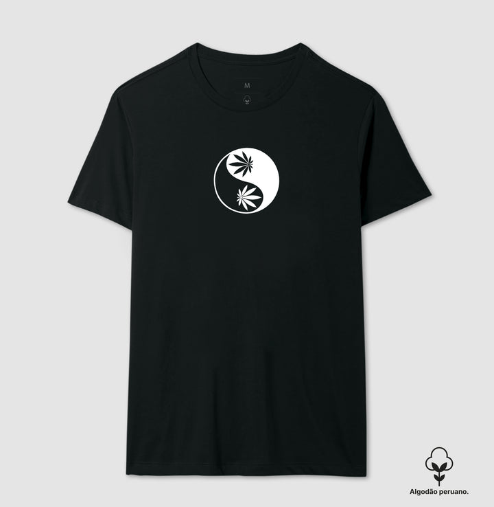 Yin Yang Folha Algodão Peruano