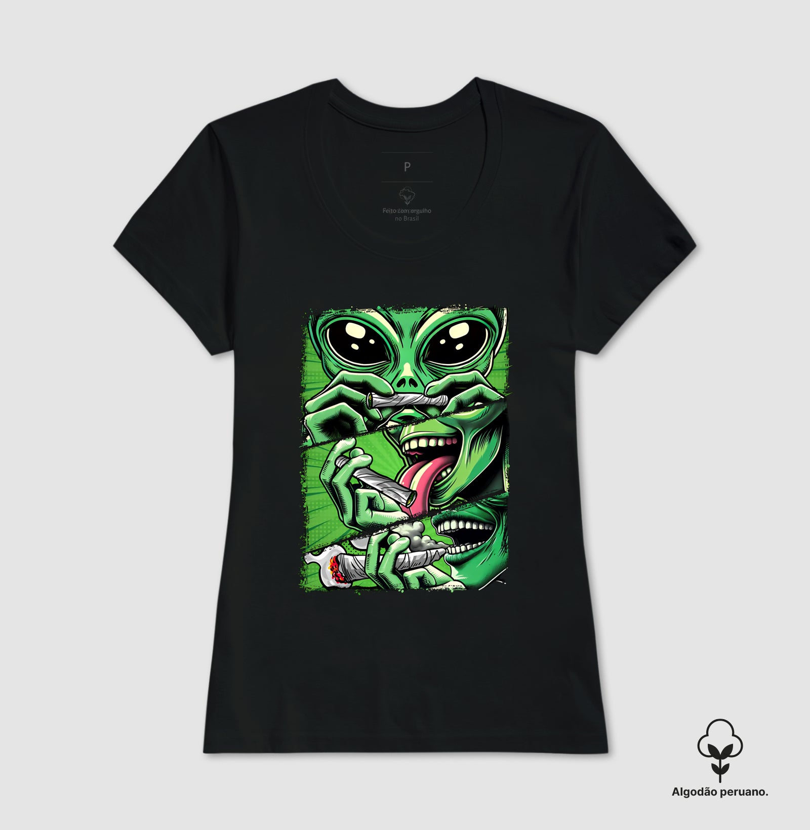 Alien Smoking Algodão Peruano