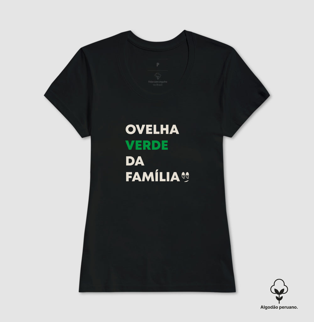 Ovelha verde da família Algodão Peruano