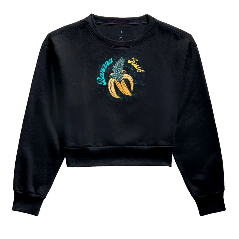 Flower Banana Kush Moletom Cropped Premium