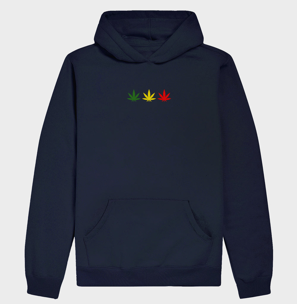 3 Folhas Reggae Moletom com Capuz