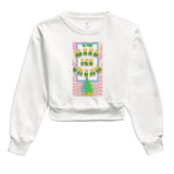 Weed Ice Cream Moletom Cropped Premium