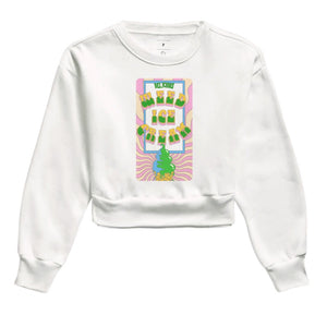 Weed Ice Cream Moletom Cropped Premium