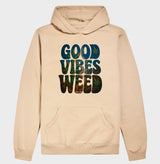 Good Vibes Weed Moletom Premium com Capuz