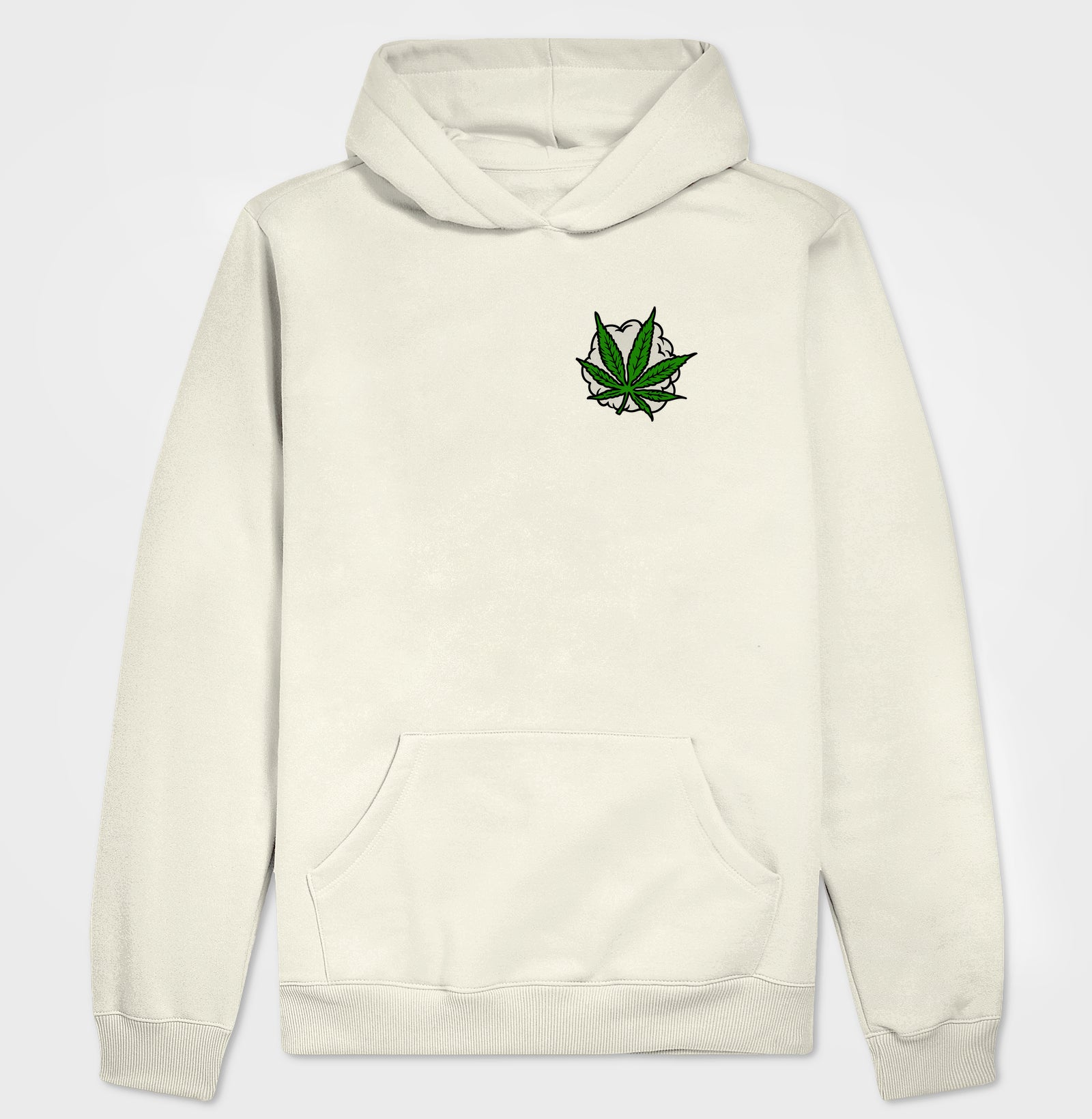 Folha Smoke Moletom Premium com Capuz