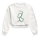 Snake Stoned Moletom Cropped Premium