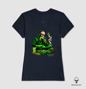 Skull Halloweed Algodão Peruano
