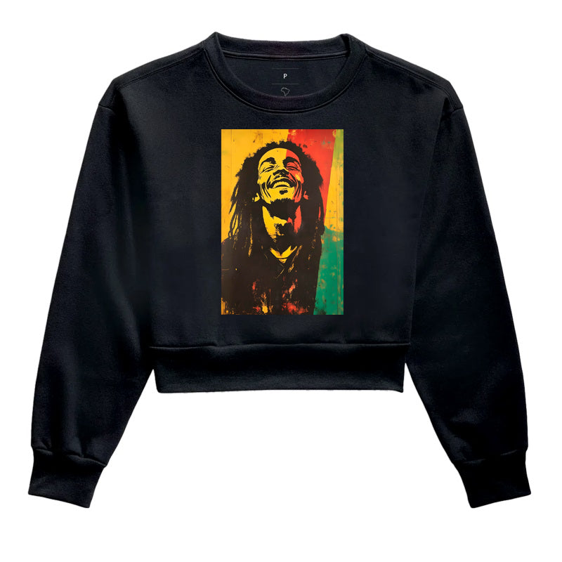 Bob Reggae Moletom Cropped Premium