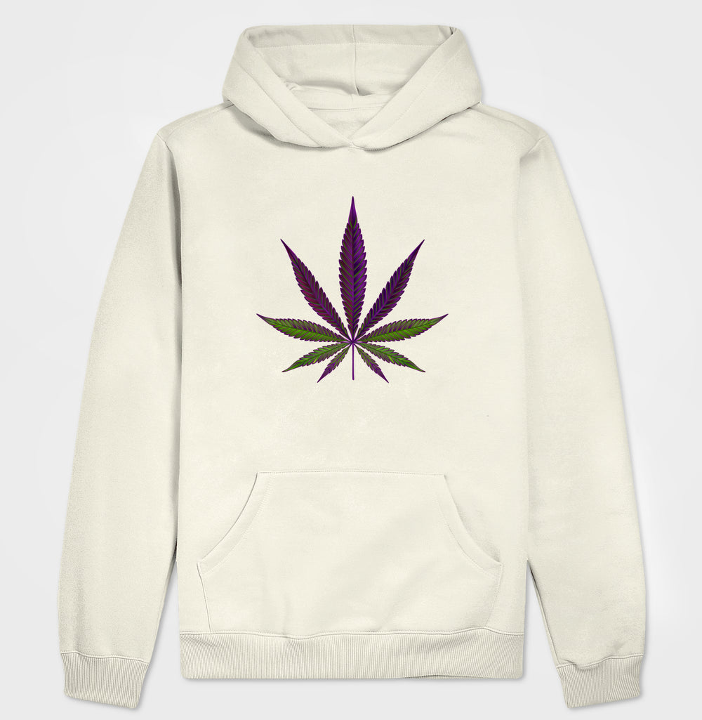 Folha Roxa Moletom Premium com Capuz