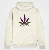 Folha Roxa Moletom Premium com Capuz