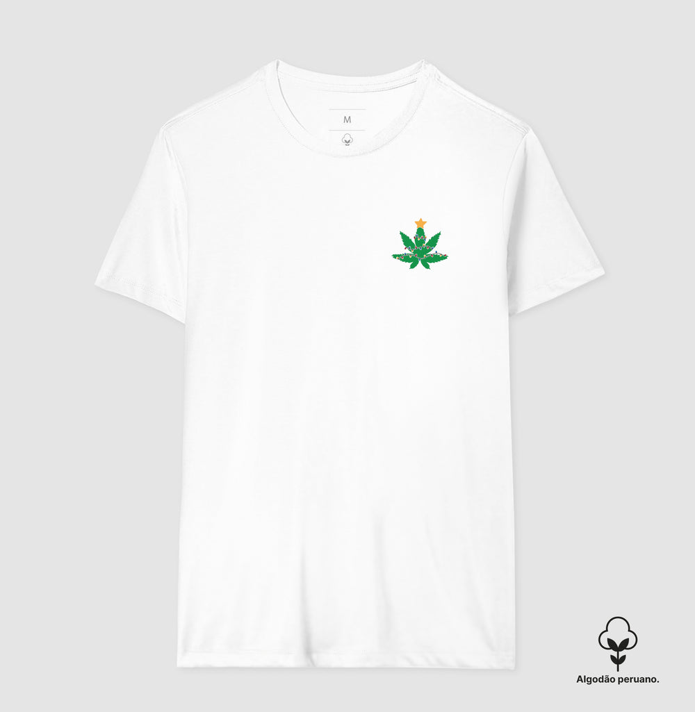 Folha de Natal Algodão Peruano